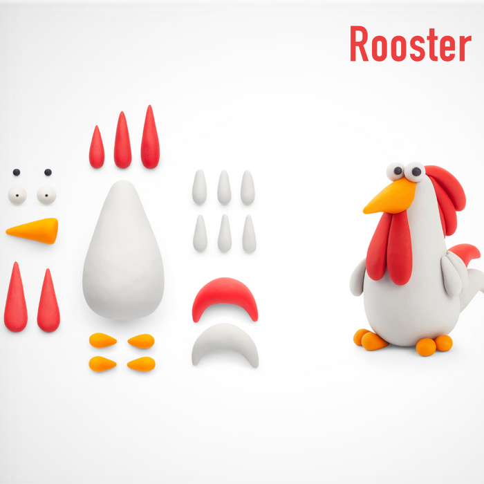 30098 HeyClay - Rooster- 3 cans